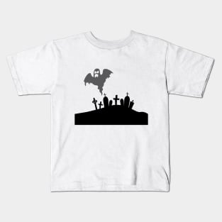 Halloween Graveyard Kids T-Shirt